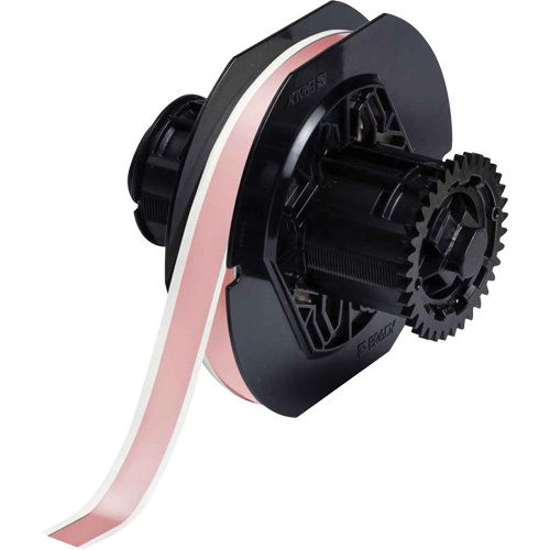 Brady  B30C-500-569-PK  Low-Halide Printer Tape, Polyester, Pink, 0.5" Width - Each