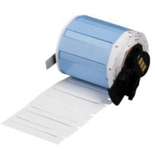 Brady  M6-125-175-342-WT  PermaSleeve<sup>?</sup> Heat Shrink Wire & Cable Labels, Polyolefin, 1.75" L x 0.235" H, White - Roll of 50