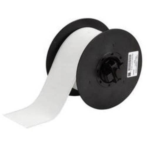 Brady  B30C-2250-855-WT  ToughWash<sup>?</sup> Printer Tape, Polyester, White, 2.25" Width - Each
