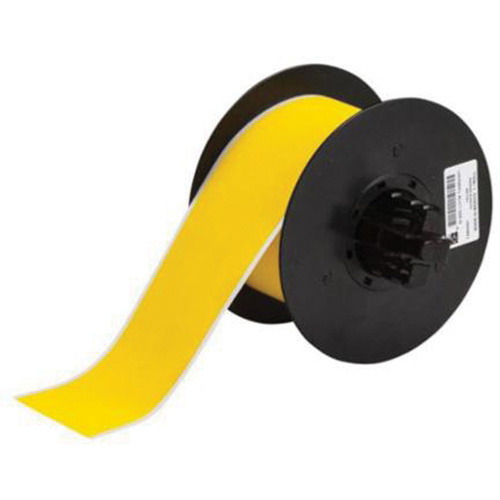 Brady  B30C-2250-855-YL  ToughWash<sup>?</sup> Printer Tape, Polyester, Yellow, 2.25" Width - Each