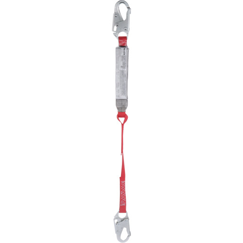 3M Protecta Fall Protection  1341002C  Pro? Shock Absorbing Lanyard, 3', Locking Snap Hook Center, Locking Snap Hook Leg Ends, Polyester - Each