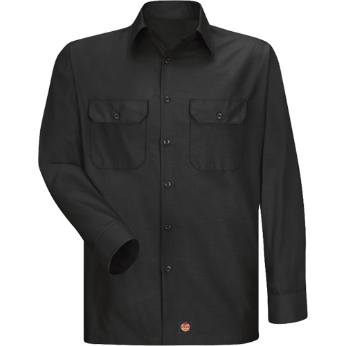 Red Kap Long Sleeve Ripstop Shirt  (Each)-Click on options for variations & Details.