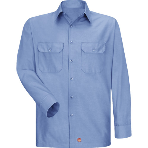 Red Kap Long Sleeve Ripstop Shirt  (Each)-Click on options for variations & Details.