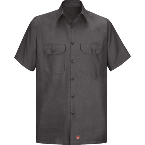Red Kap Short Sleeve Ripstop Shirt  (Each)-Click on options for variations & Details.