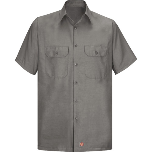 Red Kap Short Sleeve Ripstop Shirt  (Each)-Click on options for variations & Details.