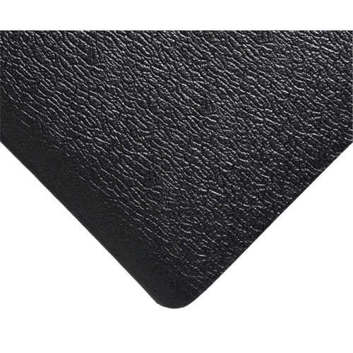 Wearwell  444.58X2X60BK  Deluxe Soft Step No. 444 Mats, Pebbled, 2' x 60' x 5/8", Black, PVC Sponge - Roll