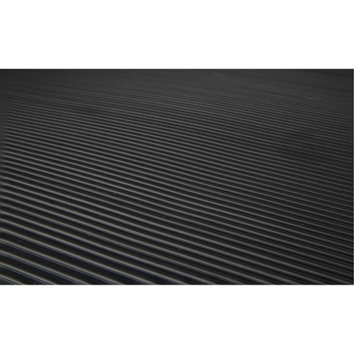 Wearwell  391.18X2X105BK  KleenSweep Mat No.391, Runner, 2' x 105' x 1/8", Black - Roll