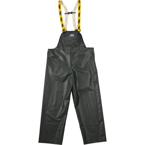 Viking  4110P-L  Journeyman Chemical Resistant Rain Bib Pants, Large, Green, Polyester/PVC - Each