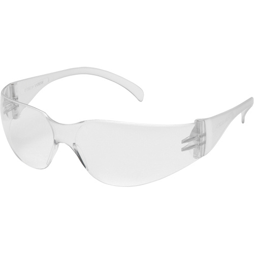 Pyramex  S4110S  Intruder Safety Glasses, Clear Lens, Anti-Scratch, ANSI Z87+/Meets/Exceeds CSA Z94.3 - Each