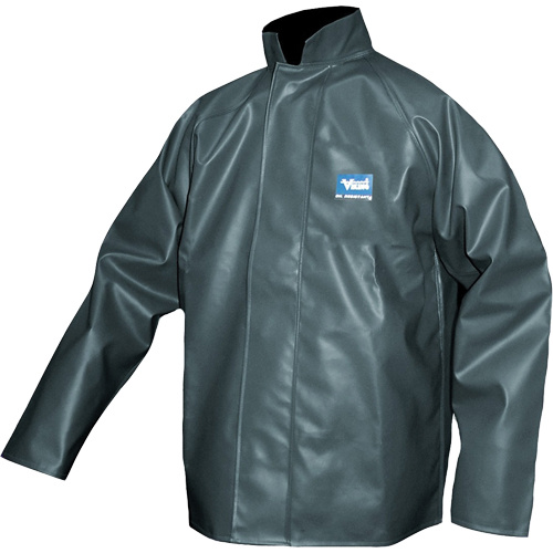 Viking  4110J-XXL  Journeyman Chemical Resistant Rain Jacket, Polyester, 2X-Large, Green - Each
