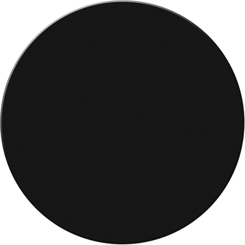 Incom Top Tape & Label  ASM190K  Armor Stripe Lean/5S Markers, Circle, 6" L x 6" W, Black, Plastic - Pack of 10