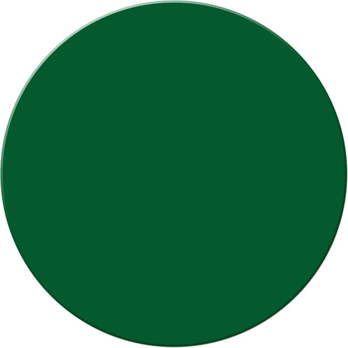 Incom Top Tape & Label  ASM190G  Armor Stripe Lean/5S Markers, Circle, 6" L x 6" W, Green, Plastic - Pack of 10