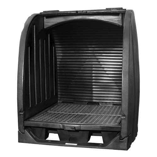 Black Diamond  4064-BD  Spill Containment Sheds Without Drain, 65" L x 58" W x 69" H, 2000 lbs. Load Capacity - Each