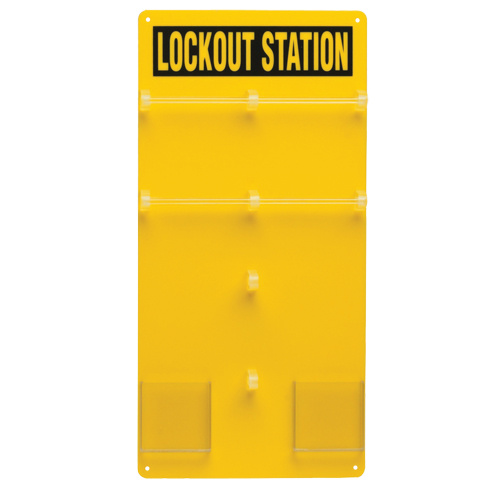 Brady  50991  Lockout Board, 24 Padlock Capacity, Padlocks Not Included - Each