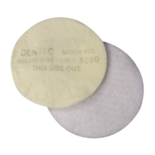 Dentec 15F158DN5 Respirator Prefilter, Particulate Filter, N95 Filter-(Box of 16)