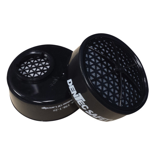 Dentec 15F158T20 Respirator Cartridge, Gas/Vapour Cartridge, Organic Vapour-(Pack of 2)