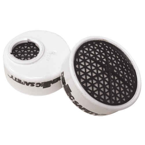 Dentec 15F158T21 Respirator Cartridge, Gas/Vapour Cartridge, Acid Gas/Chlorine Gas-(Pack of 2)