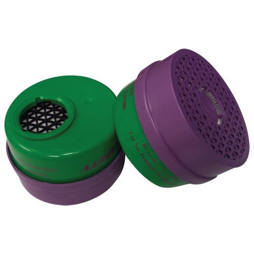 Dentec 15F158T22LPO Respirator Cartridge, Combination Gas/Vapour Cartridge and Particulate Filter, Ammonia/Methylamine/P100 Filter-(Pack of 2)