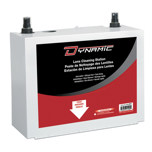 Protective Industrial Products  EP16  Dynamic™ Lens Cleaning Station, Metal, 8" L x 5" D x 6" H - Each