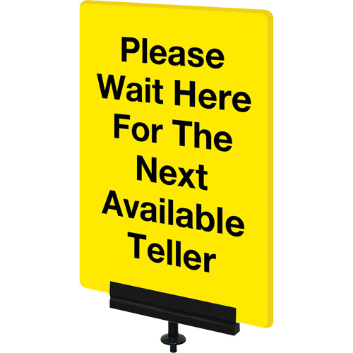 Tensator  BRACKET-NOSC-33  Sign Bracket for Portable Post, Black - Each