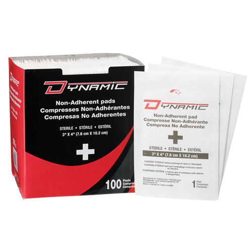 Protective Industrial Products  FATF3X4  Dynamic™ Non-adherent Pads - Box of 100
