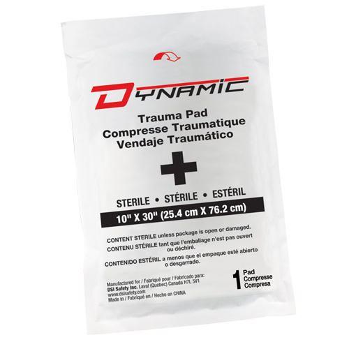 Protective Industrial Products  FATP10X30  Dynamic™ Trauma Gauze, Pad, 10" L x 30" W, Sterile, Medical Device Class 1 - Each