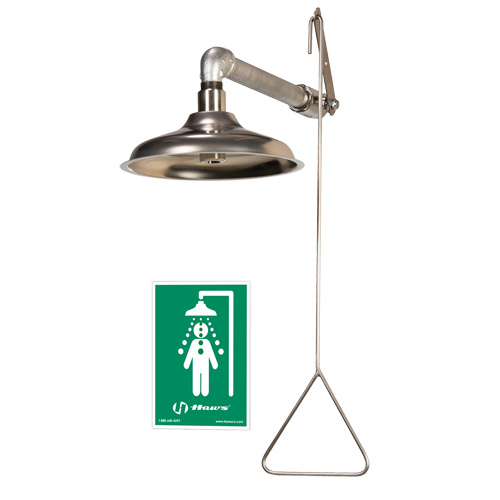 Haws 8123 Drench Shower, Wall-Mount-(Each)