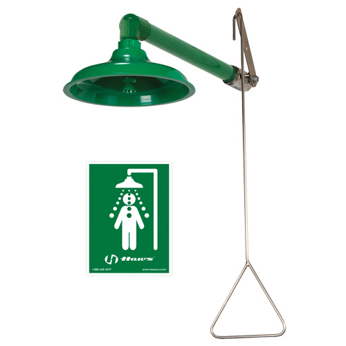 Haws 8130 Drench Shower, Wall-Mount-(Each)