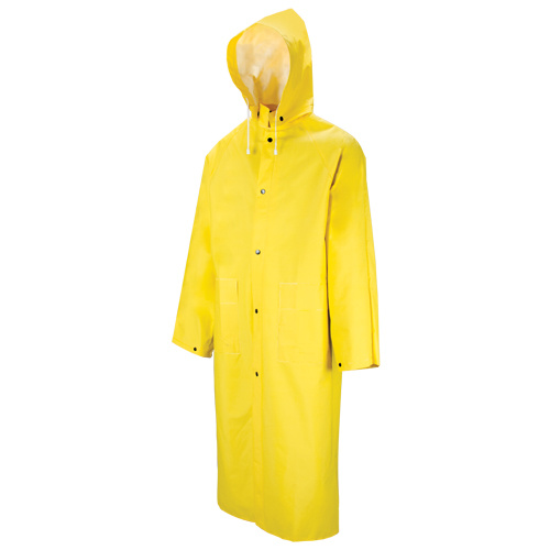 601 Tornado Long Rain Coat, Polyester/PVC, 2X-Large, Yellow - Each