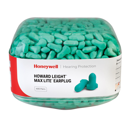 Honeywell  HL400-LPF-REFILL  Howard Leight? Maximum Lite Earplugs, Bulk - Canister - Box of 400 Pairs