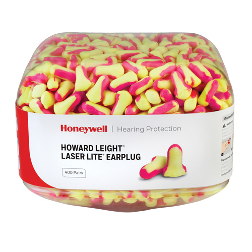 Honeywell  HL400-LL-REFILL  Howard Leight? Laser Lite<sup>?</sup> Earplugs, Bulk - Canister - Box of 400 Pairs
