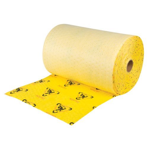 Zenith Safety Products  Premium Caution Rolls, Heavyweight, 150' L x 24" W, 37.6 gal. Absorbancy - Each