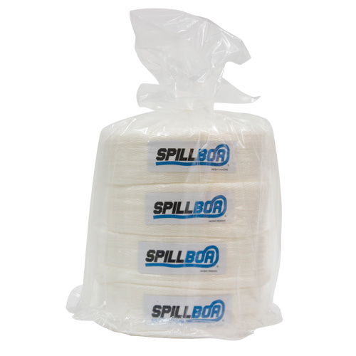 SpillBoa? Bale, Oil Only, 25' L x 5" W, 28 gal. Absorbancy, 4 /Pack - Each