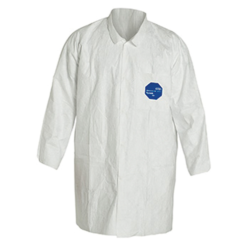 Dupont Personal Protection TY212S-6X Lab Coat, Tyvek 400, White, 6X-Large-(Each)