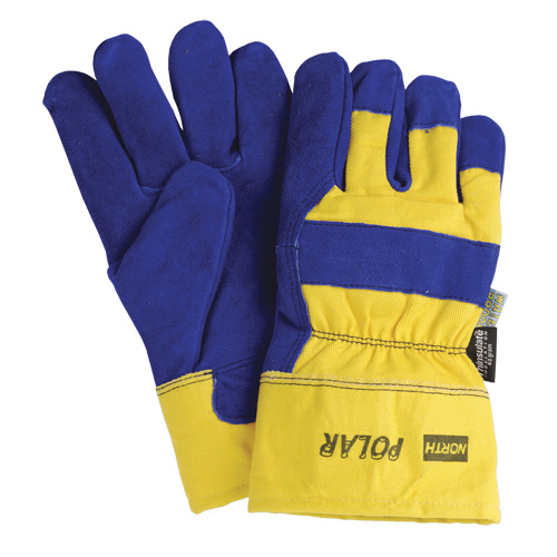 Honeywell  70/6465NK/S  North Polar Insulated Gloves, Split Leather Palm, Size X-Large - Pair