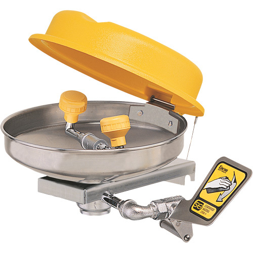 Encon 01045001PBC Eyewash Station, Wall-Mount Installation, Stainless Steel Bowl - Each