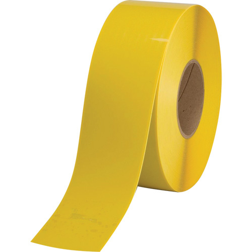Floor Marking Tape, 2" x 100', PVC, Yellow - Each