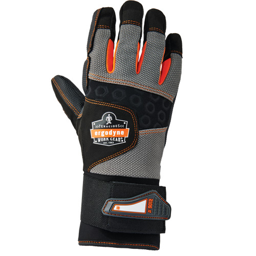 Ergodyne Proflex® 9012 Anti-Vibration Gloves with Wrist Support  (Pair)-Click on options for variations & Details.