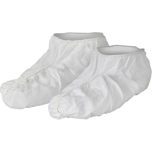 Ansell  27000  KleenGuard? A40 Shoe Covers, One Size, Microporous, White - Case of 300