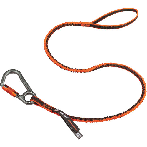 Ergodyne  19808  Squids<sup>?</sup> 3108F(x) Locking Tool Lanyard, Bungee, Carabiner/Loop - Each