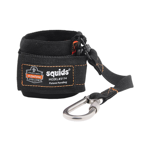 Ergodyne  19056  Squids<sup>?</sup> 3114 Pull-On Wrist Lanyard with Carabiner - Each