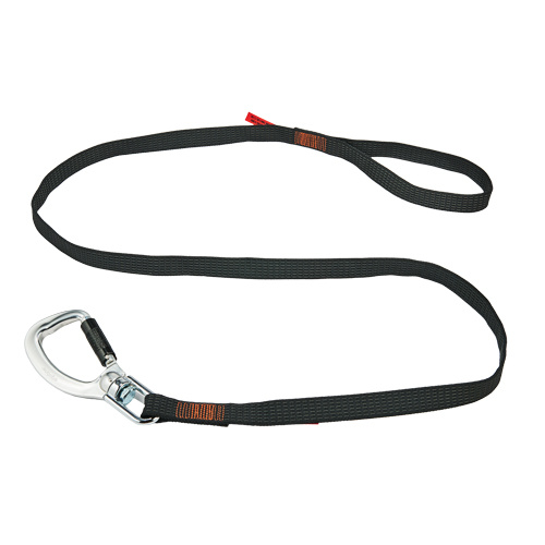 Ergodyne  19137  Squids<sup>?</sup> 3129 Double-Locking Tool Lanyard with Swivel, Fixed Length, Carabiner/Loop - Each