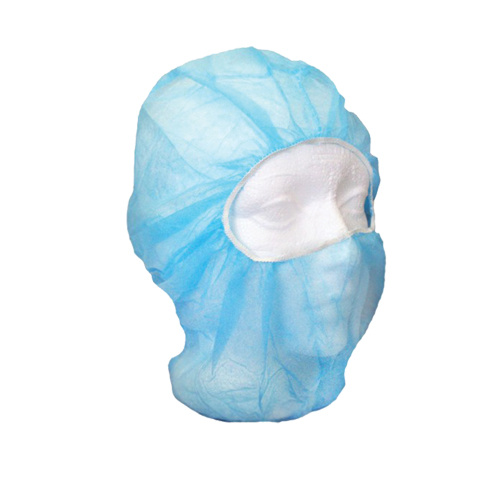 Ronco  1895  Disposable Balaclava Hood, Polypropylene, Blue - Pack of 25