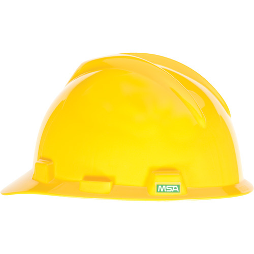 MSA 466356 V-Gard Hardhat, CSA Type 1, Pinlock Suspension, Non-Vented-(Each)