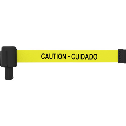 Banner Stakes  PL4028  PLUS Banner Cassette, Caution - Cuidado, 15', Yellow Tape - Each