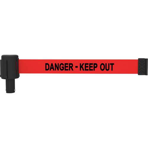 Banner Stakes  PL4048  PLUS Banner Cassette, Danger; Keep Out, 15', Red Tape - Each
