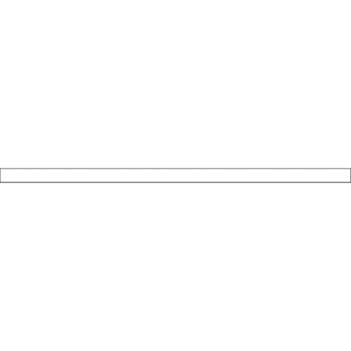 Accuform Signs  PTP202WT  Tough-Mark? Heavy-Duty Floor Marking, Rectangle, 48" L x 2" W, White, Polyethylene - Pack of 10