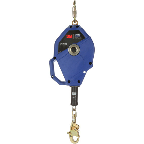 3M DBI Sala Fall Protection  3503824  Smart Lock Self-Retracting Lifeline, 50', Galvanized Steel, Swivel - Each