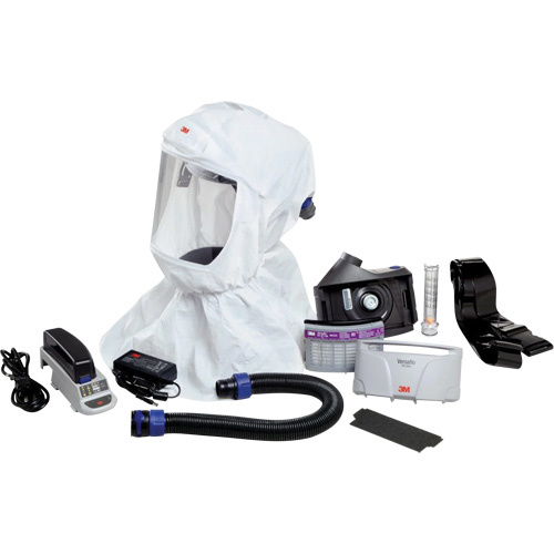 3M  TR-300N+ ECK  Versaflo? Easy Clean PAPR Kit, Loose Fitting Hood & Faceshield, Lithium-Ion Battery - Each