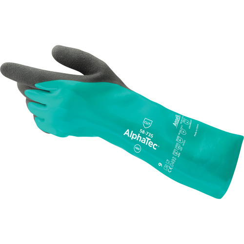 Ansell AlphaTec® 58-735 Chemical & Cut-Resistant Gloves  (Pair)-Click on options for variations & Details.